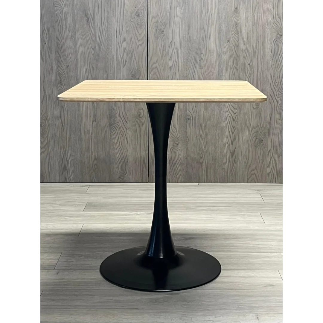 Stół skandynawski kwadratowy TORI Light Wood 70 SMOKE SLIM — zdjęcie 7
