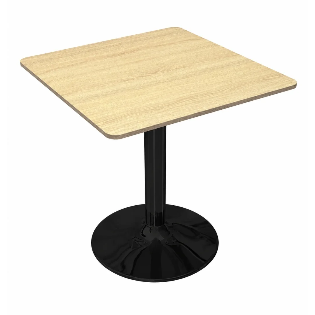 Stół skandynawski kwadratowy TORI STR Light Wood 70 SMOKE — zdjęcie 2