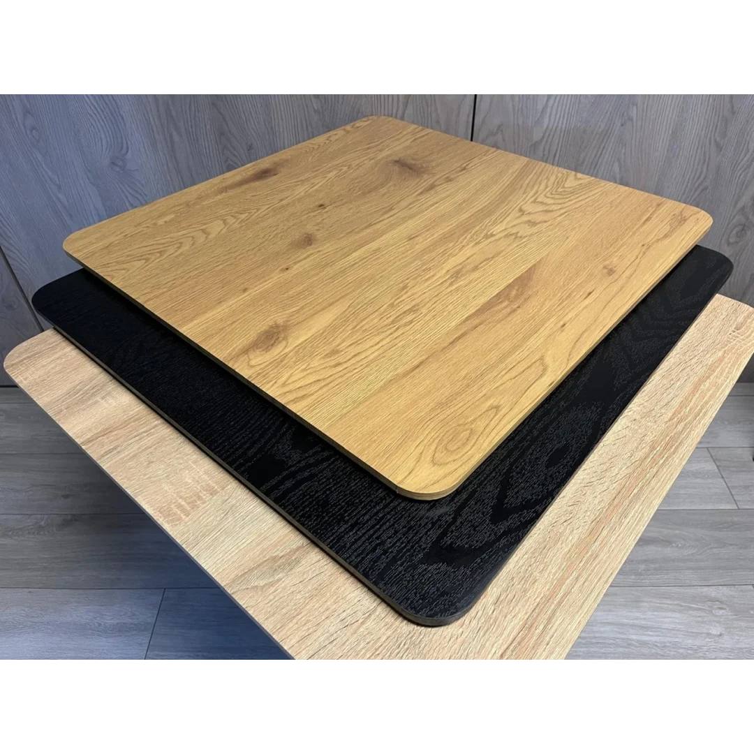 Stół skandynawski kwadratowy TORI STR Light Wood 70 SMOKE — zdjęcie 8