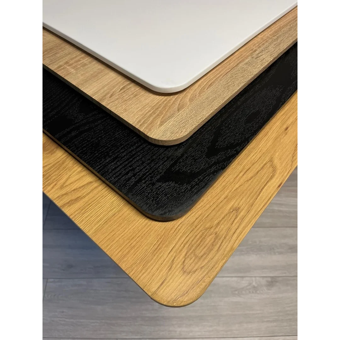 Stół skandynawski kwadratowy TORI STR Light Wood 70 SMOKE — zdjęcie 9
