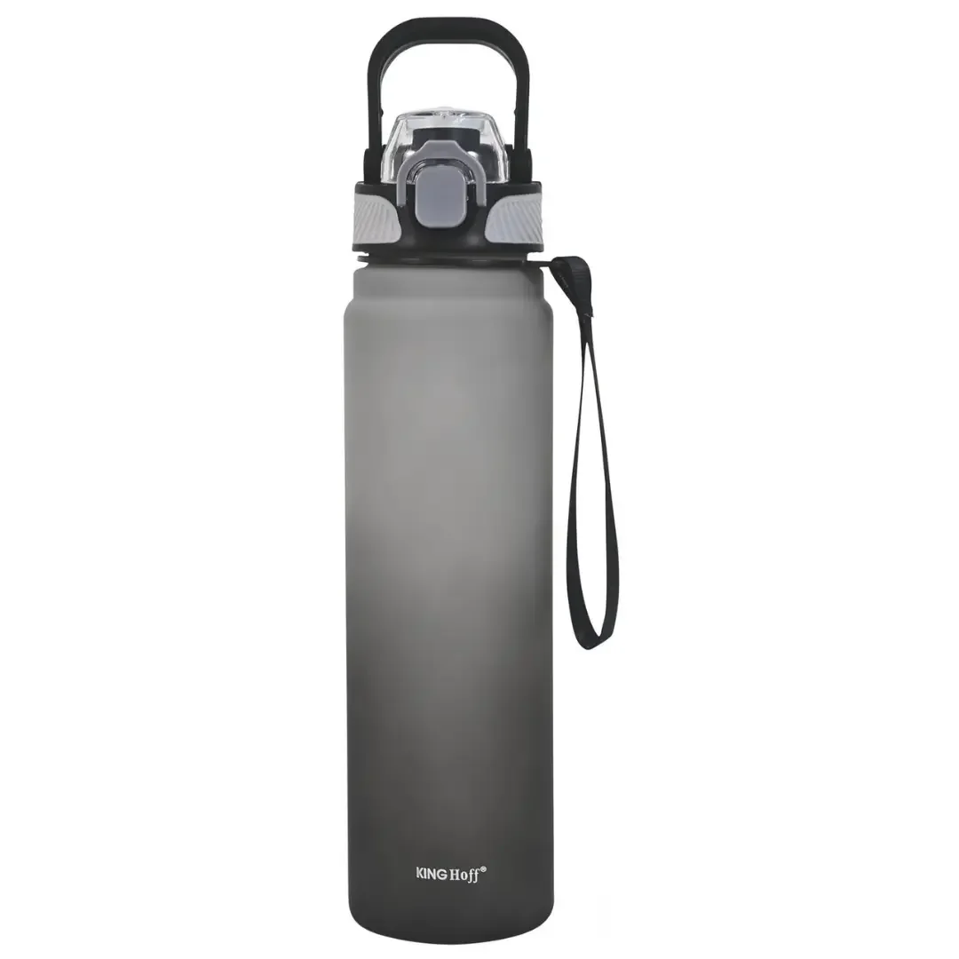 Butelka na wodę 1L, z blokadą, BPA-free, szczelna, KINGHoff KH-2008