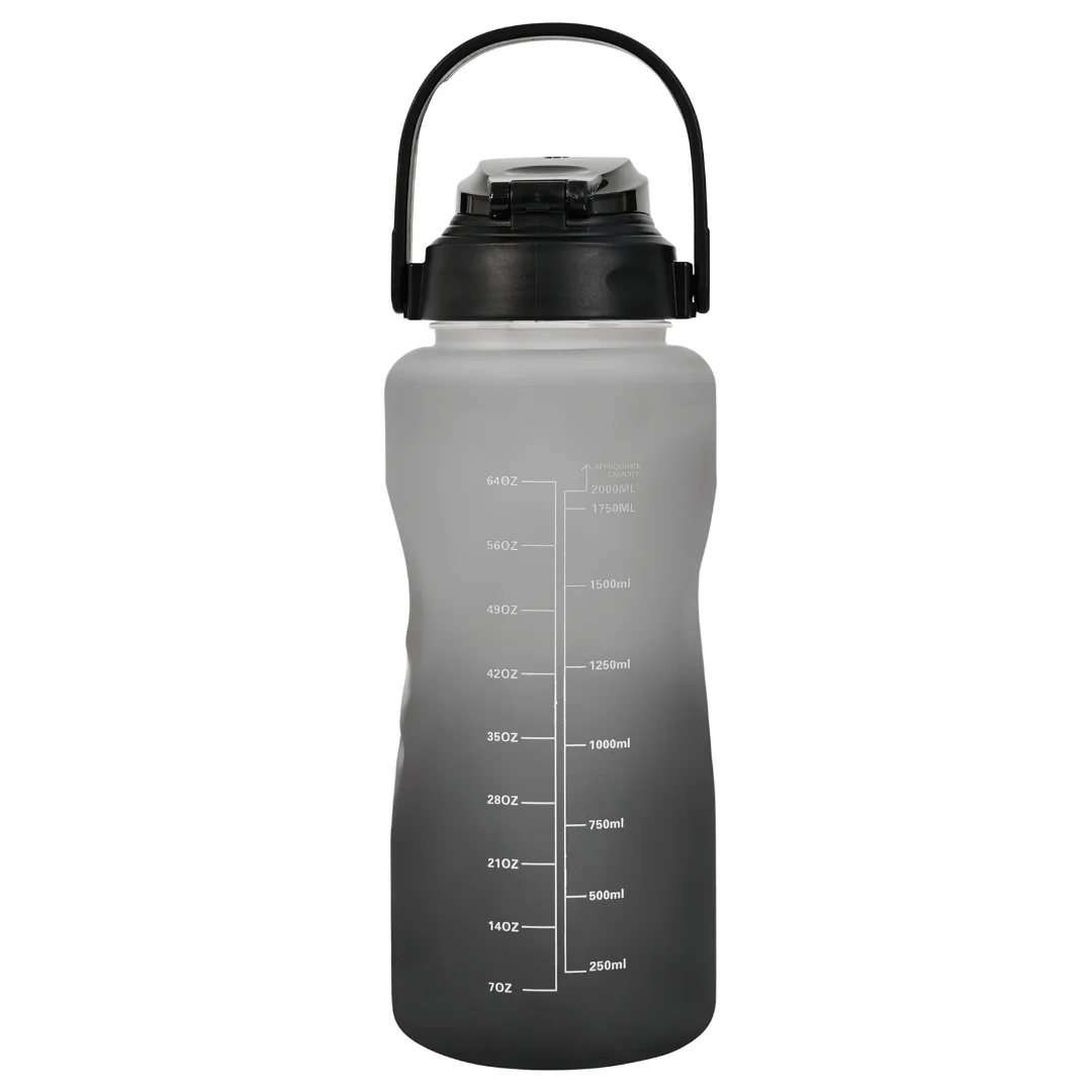 Butelka na wodę 2L, ze słomką, BPA-free, szczelna, KINGHoff KH-2009
