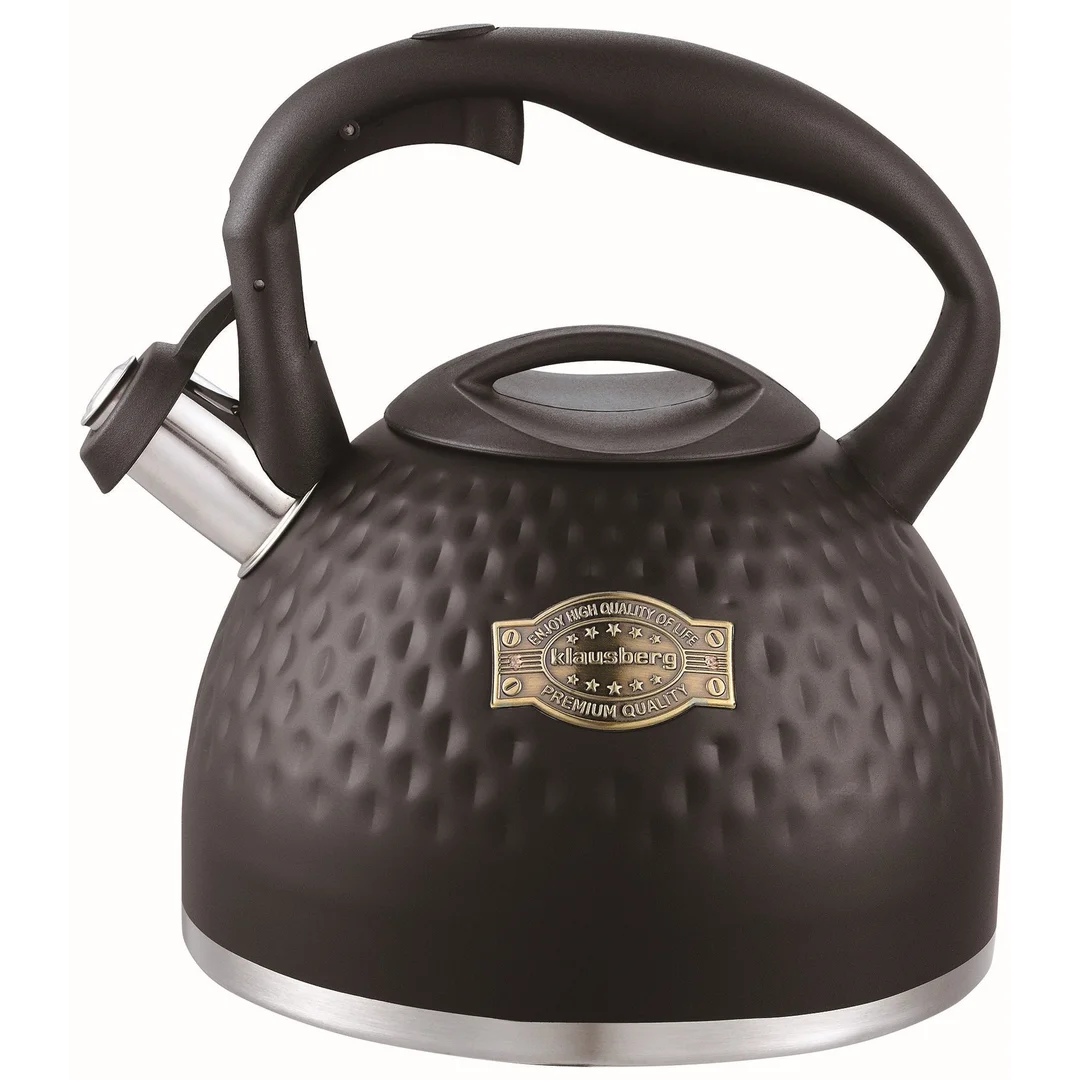 Czajnik, stal, 3l, czarny Klausberg, KB-7643