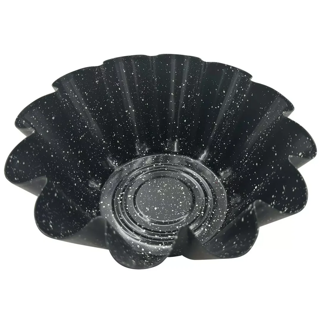 Forma do pieczenia ciasta, metalowa, z powłoką nieprzywieralną, czarna, średnica 23,5 cm, Klausberg, KB-7837