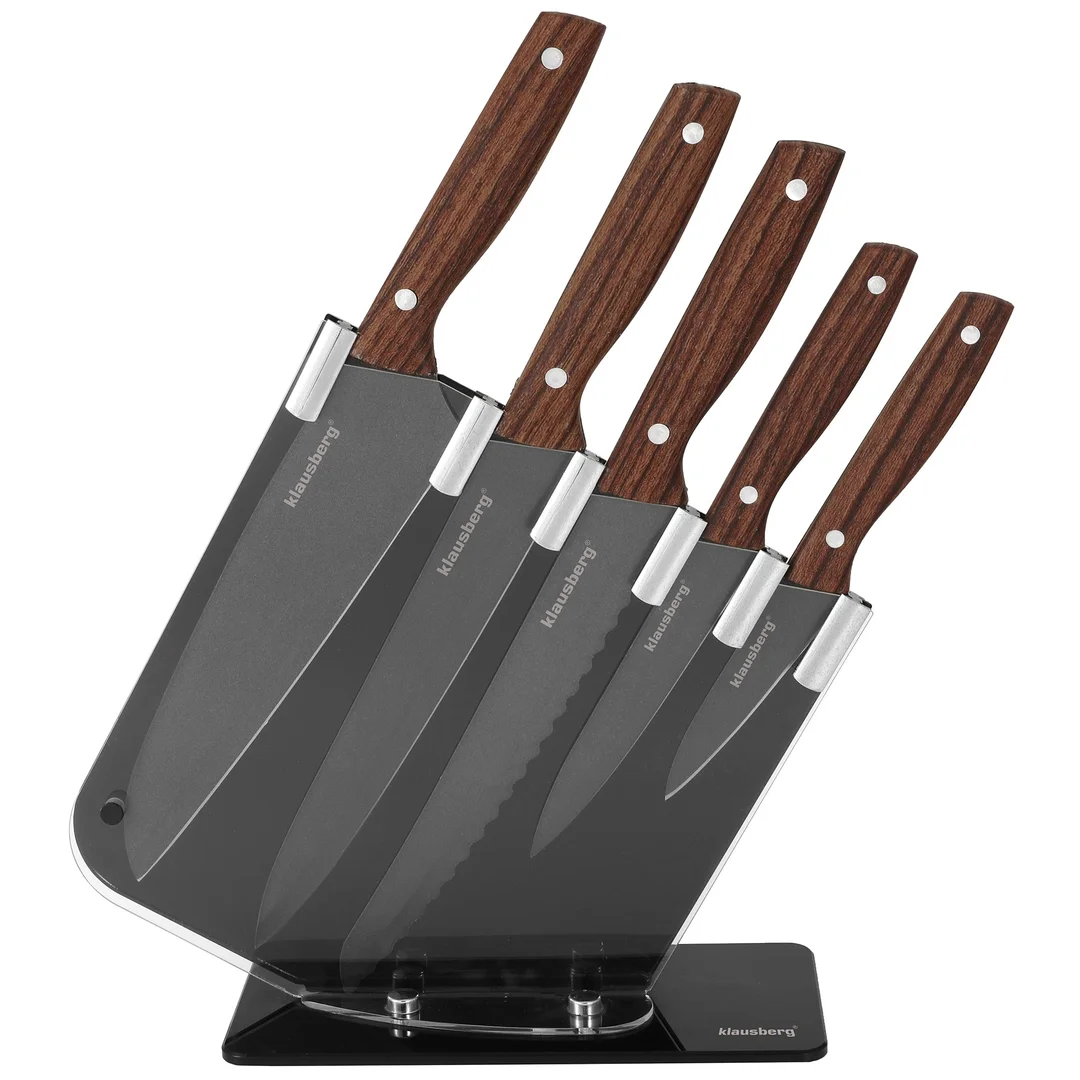Noże kuchenne, zestaw 5 elementów, Klausberg, KB-7616