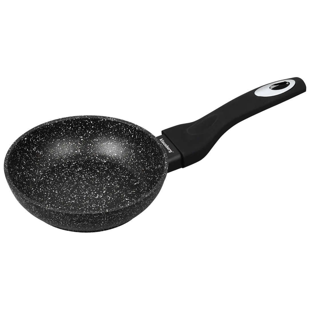 Patelnia aluminium, czarny marmurek, Ø16cm Klausberg