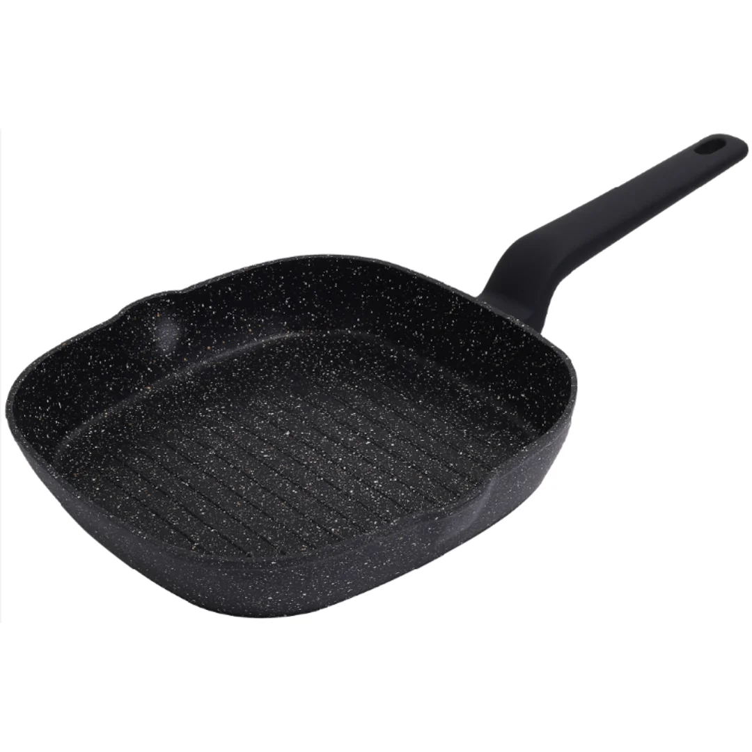 Patelnia, kolor czarny-marmurek, Ø24CM Klausberg