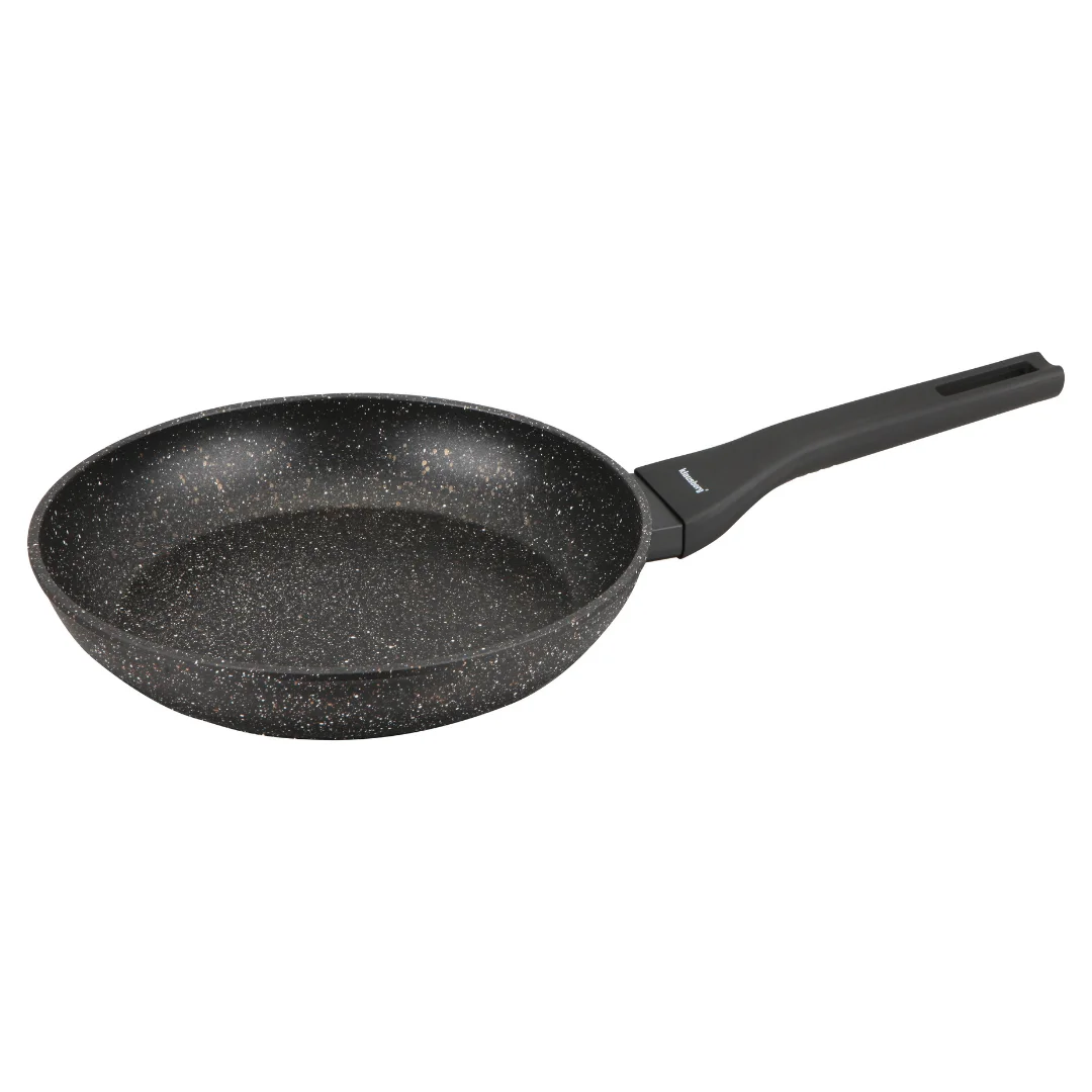 Patelnia marmurowa 24 cm czarna, nieprzywierająca, Klausberg KB-7988