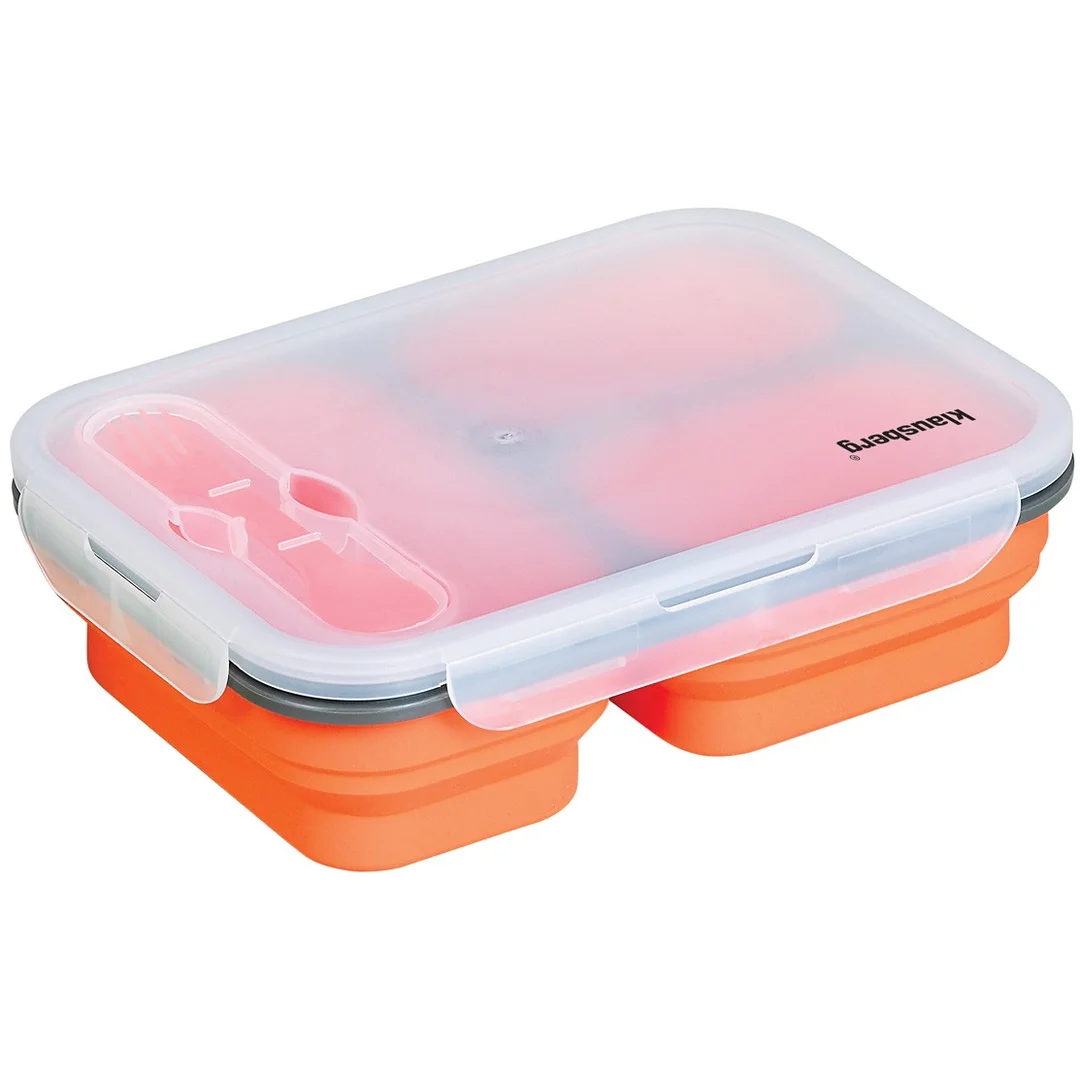 Pojemnik, lunchbox, silikon, różne kolory 1100 ml Klausberg