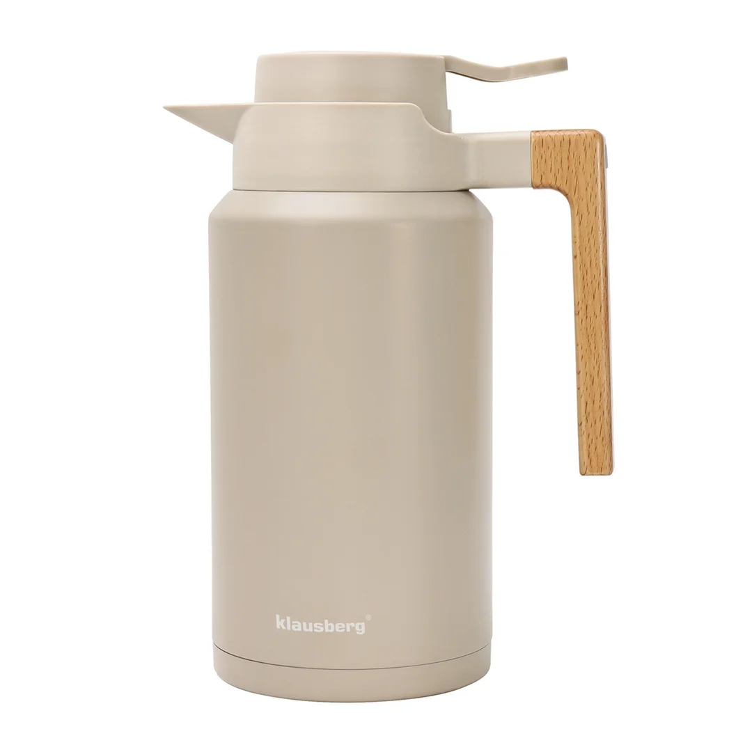Termos konferencyjny, 2L, stal 304, BPA-Free, beżowy, Klausberg, KB-9014