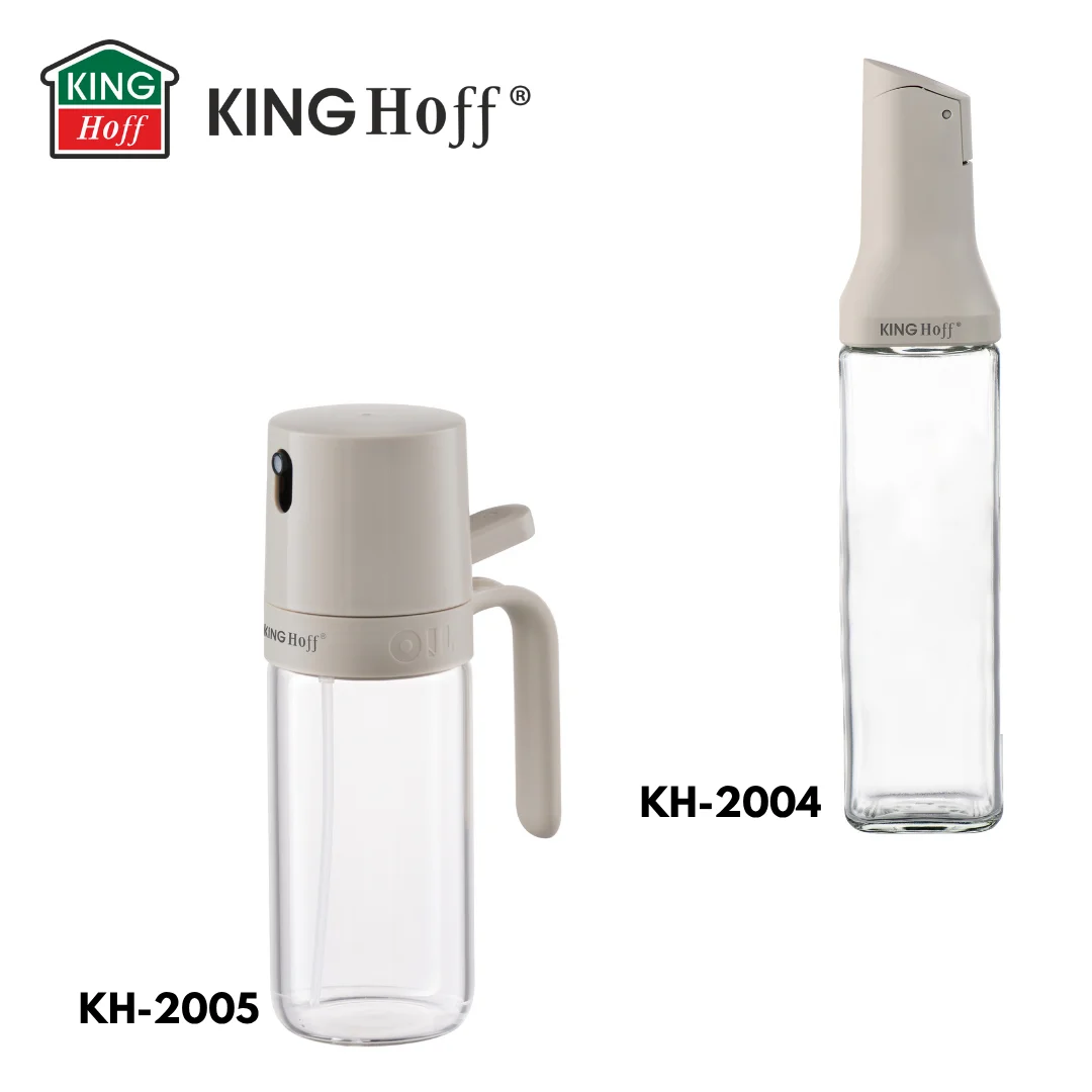 Butelka z nalewakiem 500 ml do oleju i octu, szkło, KINGHOFF, KH-2004 — zdjęcie 9