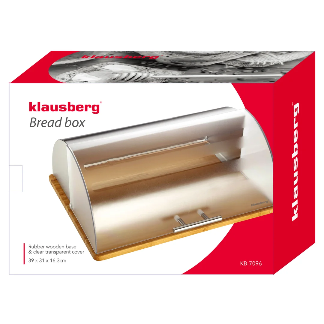Chlebak stal-akryl-bambus Klausberg — zdjęcie 8