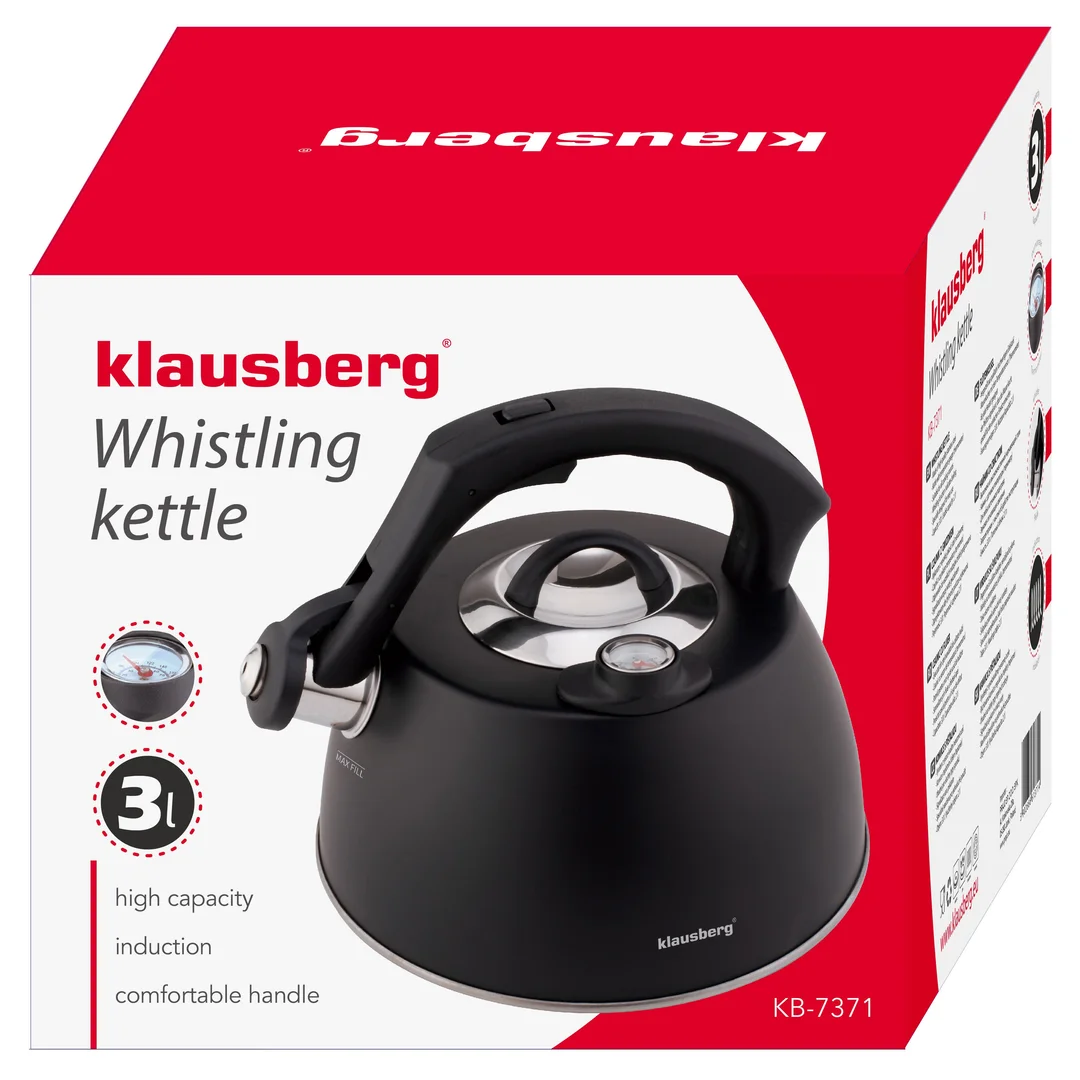 Czajnik 3L, czarny, Klausberg, KB-7371 — zdjęcie 11