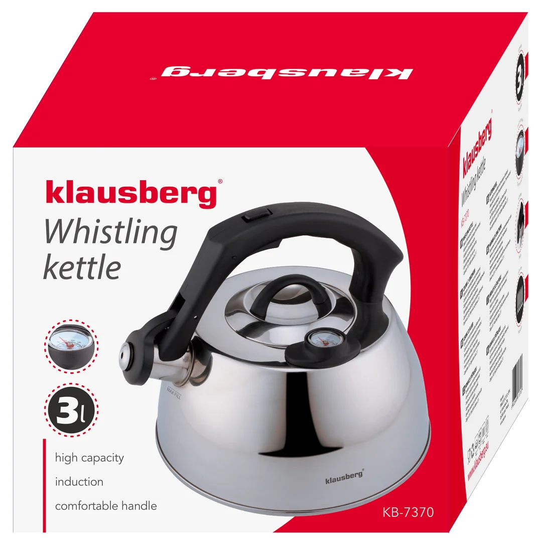 Czajnik 3L, srebrny, Klausberg, KB-7370 — zdjęcie 11