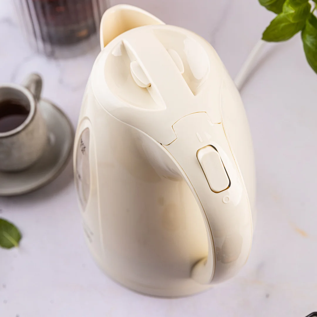 Czajnik elektryczny 1,2 L, kremowy, LED, szybkie gotowanie, Klausberg — zdjęcie 16