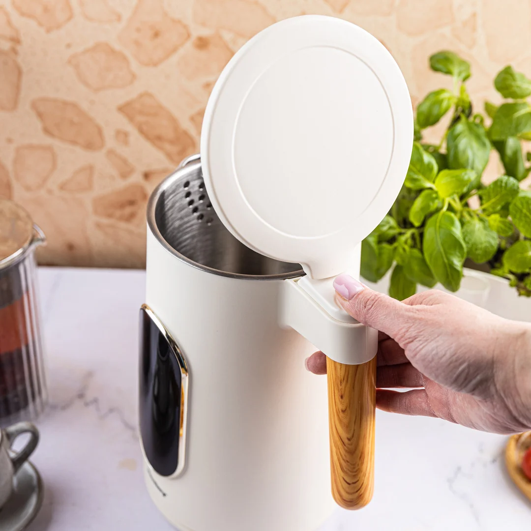 Czajnik elektryczny, 1,7L, LED dotykowy, regulacja temperatury, Klausberg — zdjęcie 13
