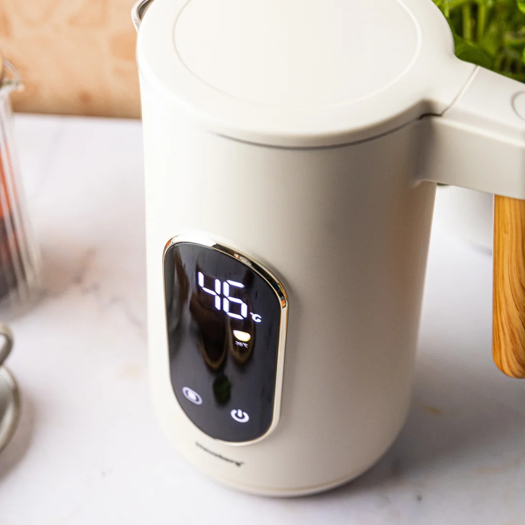 Czajnik elektryczny, 1,7L, LED dotykowy, regulacja temperatury, Klausberg — zdjęcie 14