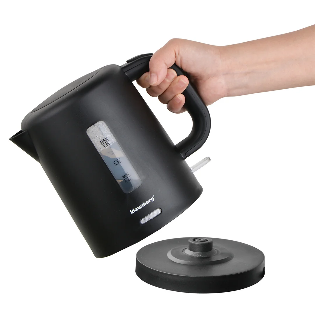 Czajnik elektryczny, turystyczny, czarny, 1,0L, Klausberg, KB-9046 — zdjęcie 13