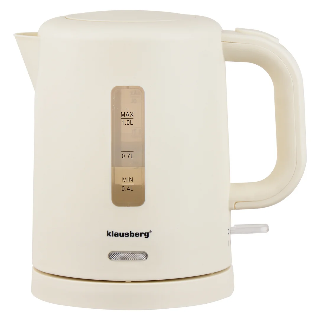 Czajnik elektryczny, turystyczny, kremowy, 1,0L, Klausberg, KB-9047 — zdjęcie 12