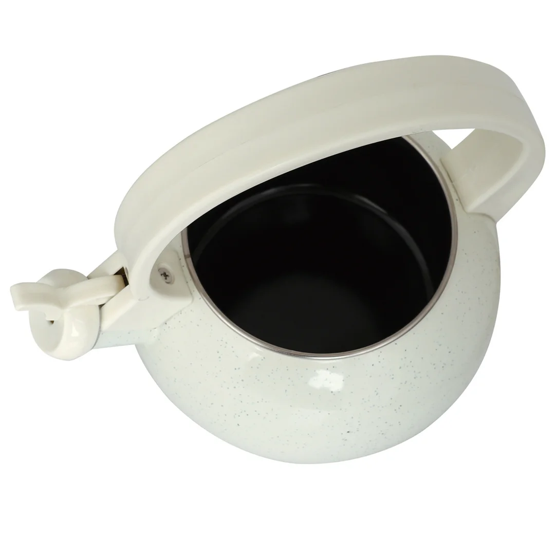 Czajnik emaliowany, z gwizdkiem, 2L, biały, KINGHoff, KH-2040 — zdjęcie 10
