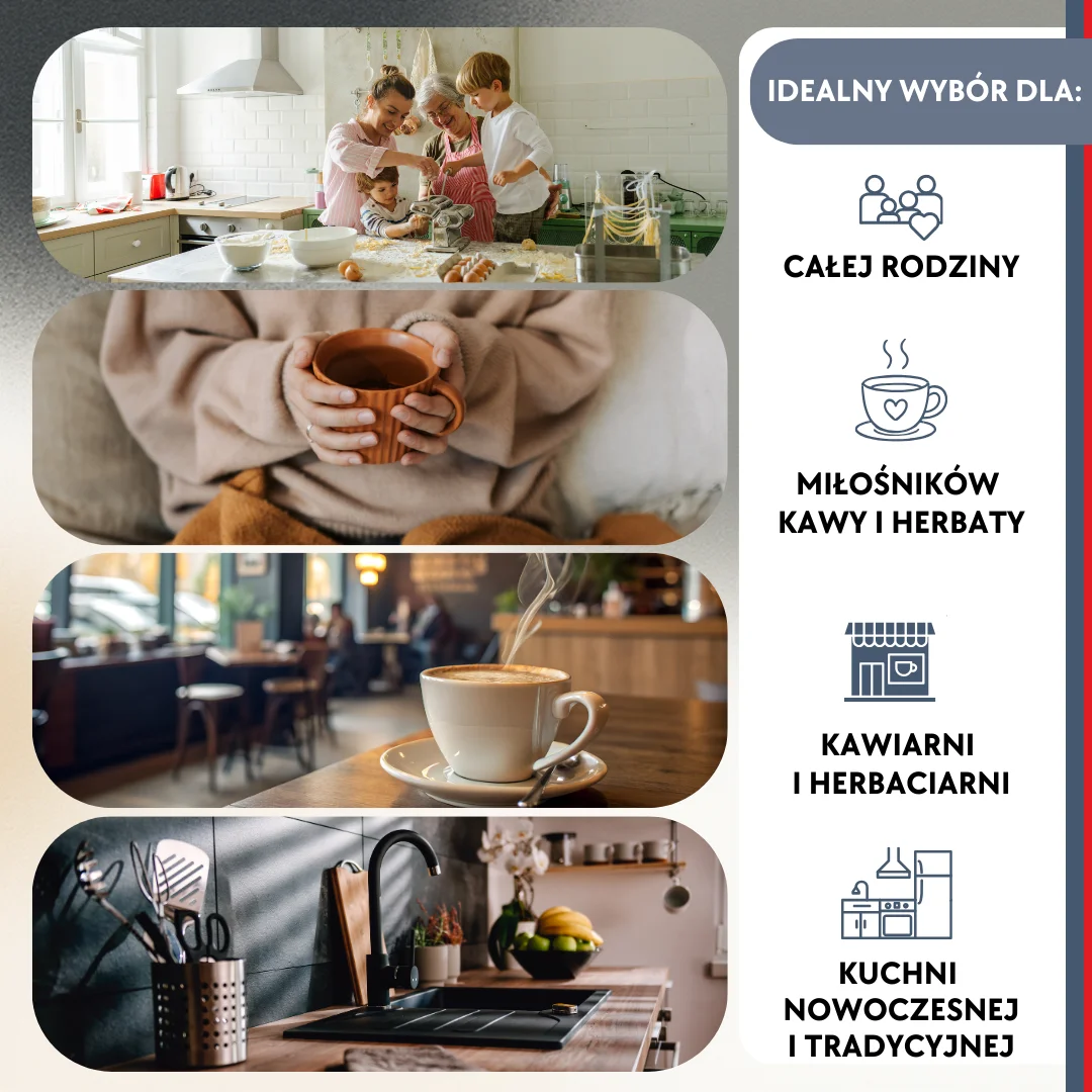 Czajnik stalowy 2,5 L czarny mat z uchwytem Soft-Touch, Klausberg KB-7952 — zdjęcie 3