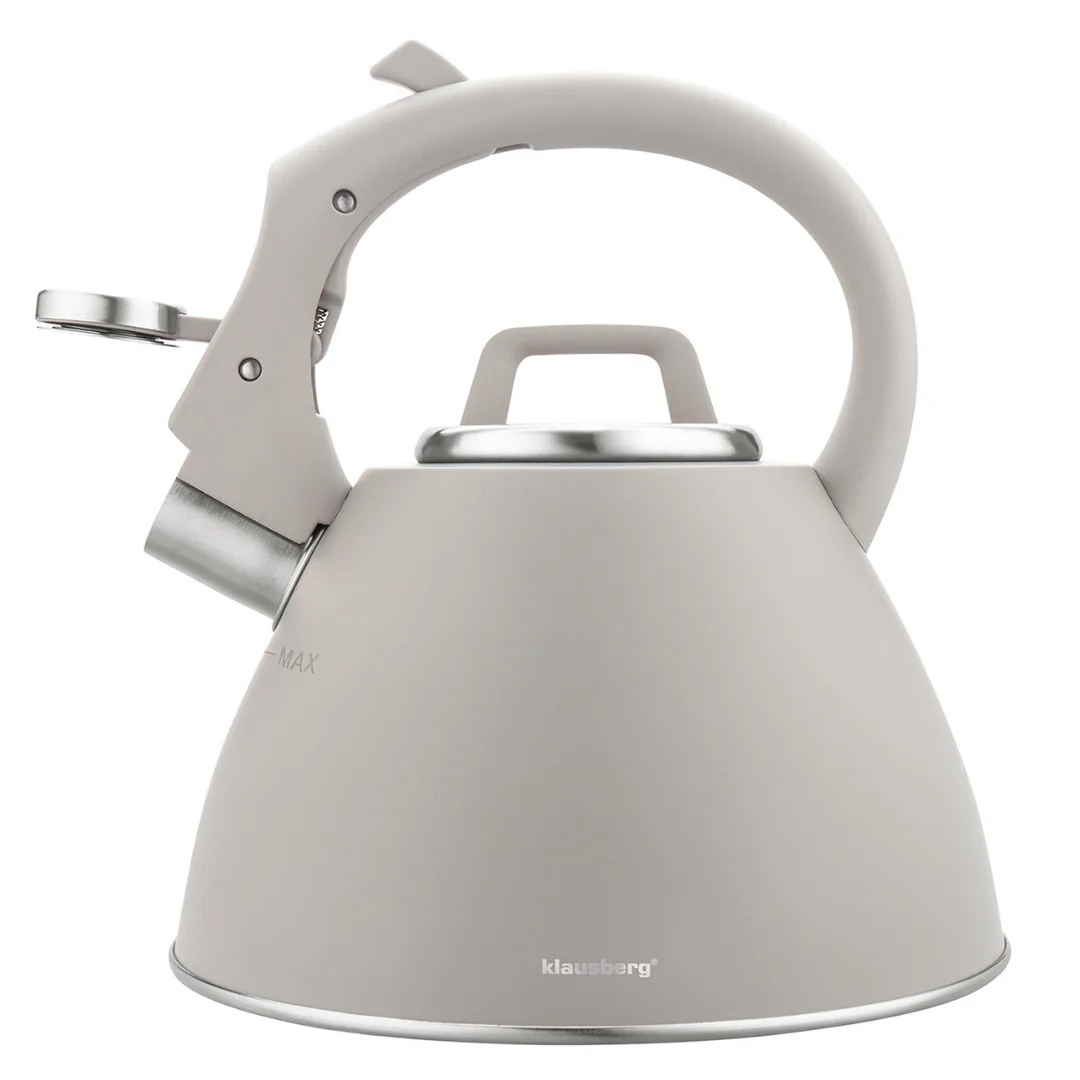 Czajnik stalowy 2,5 L w kolorze szary, Klausberg KB-7953 — zdjęcie 15