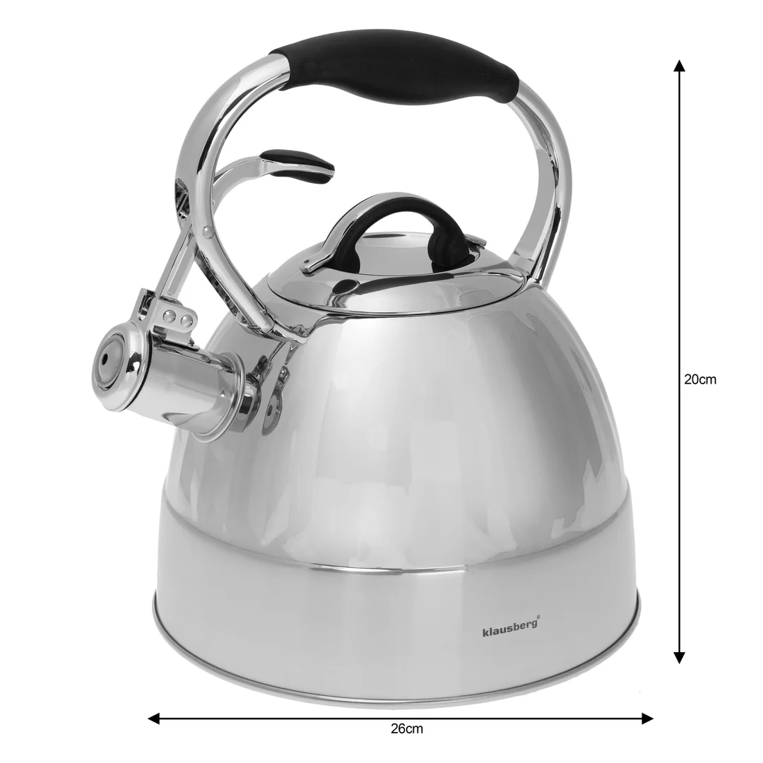Czajnik tradycyjny 2,8l inox Klausberg — zdjęcie 4