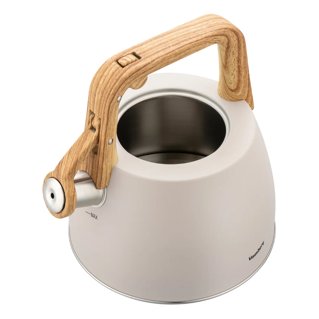 Czajnik tradycyjny, z gwizdkiem, beżowy, 2,5l, Klausberg, KB-7917 — zdjęcie 15