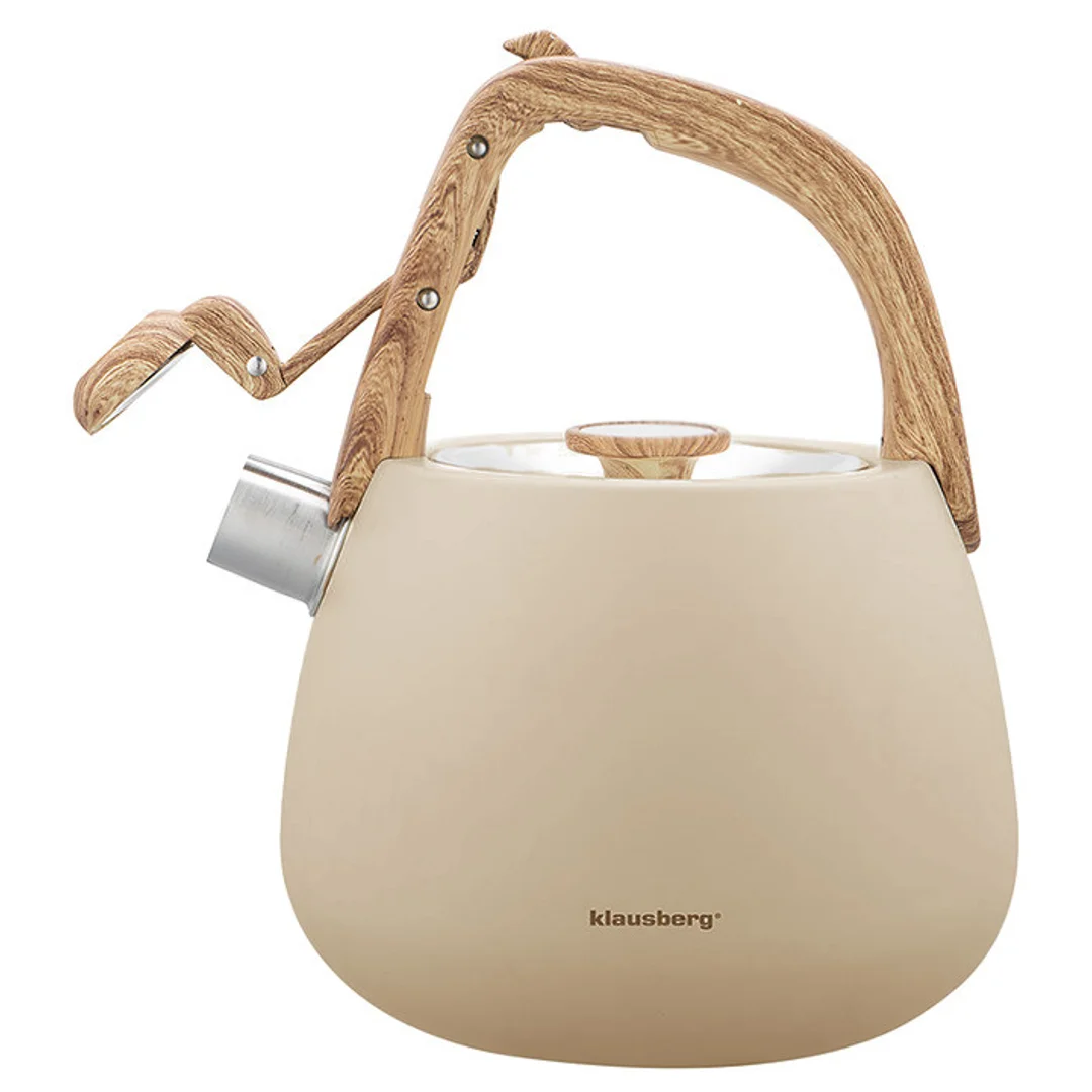 Czajnik z gwizdkiem, beżowy, 2.5L, Klausberg, KB-7775 — zdjęcie 11