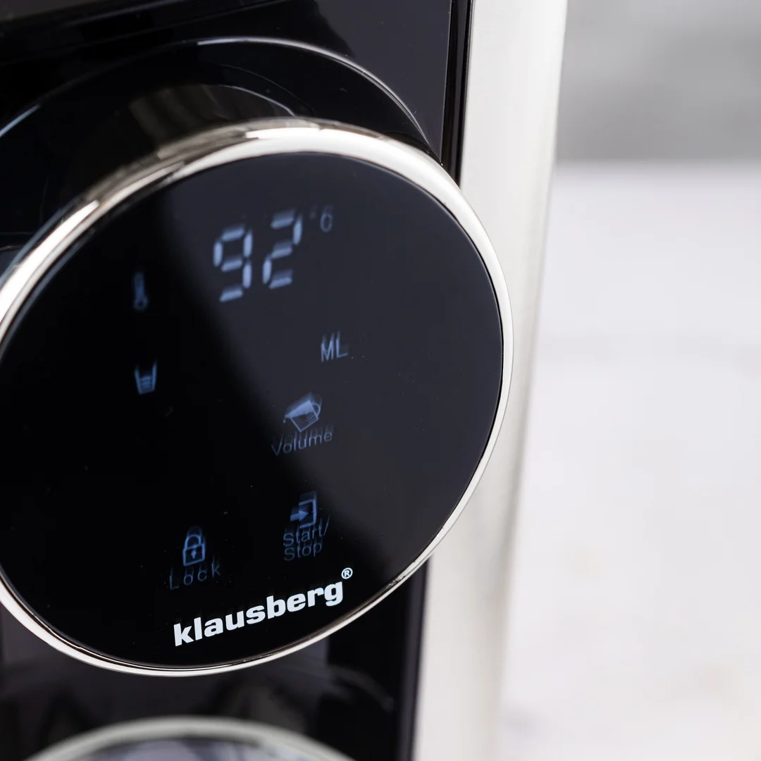 Dozownik gorącej wody, dyspenser, dotykowy panel LED, regulacja temperatury i objętości, 2,7l, Klausberg, KB-7880 — zdjęcie 14