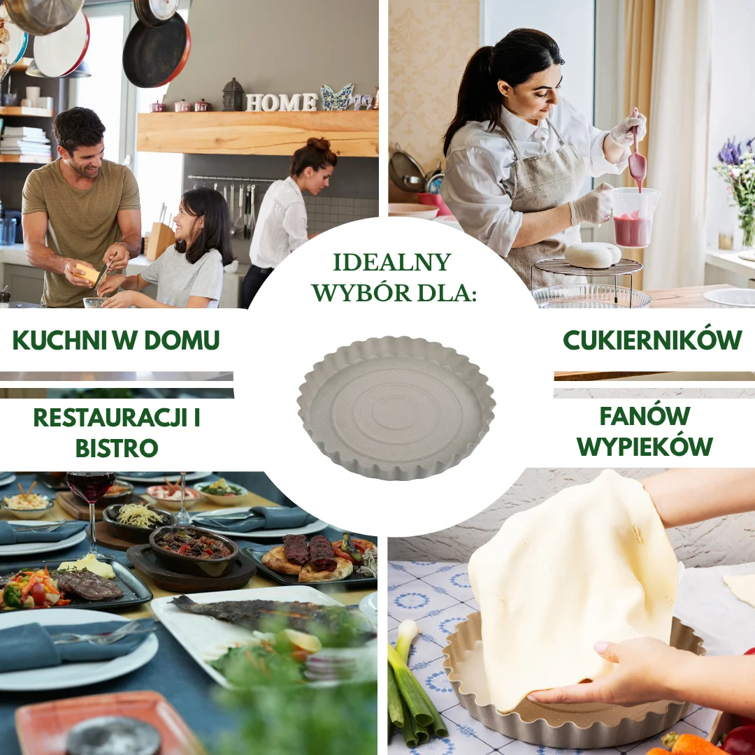 Forma, blacha do pieczenia, forma do tarty Ø28cm KINGHoff — zdjęcie 4