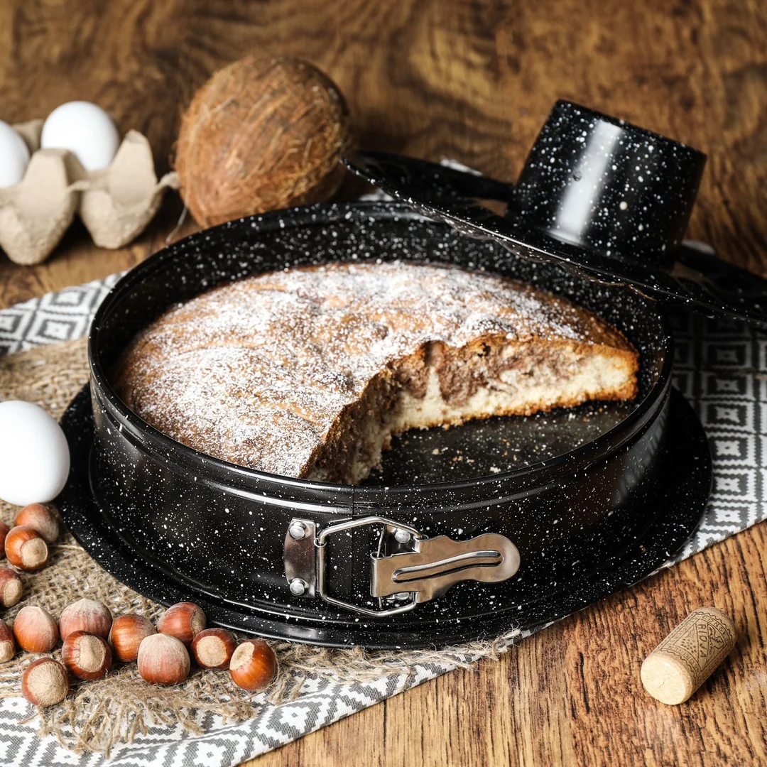 Forma, blacha do pieczenia , tortownica 26 cm + wkład do babki KINGHoff — zdjęcie 2