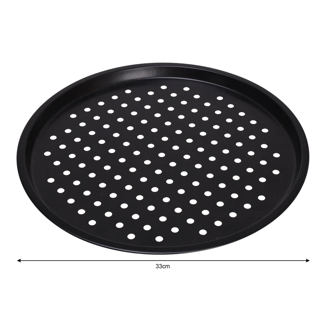 Forma, blacha do pizzy, czarna Ø33cm Klausberg — zdjęcie 3