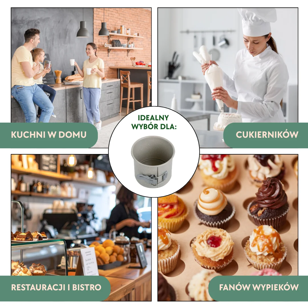 Forma do tortów 16 cm z powłoką non-stick, KINGHoff KH-1980 — zdjęcie 4