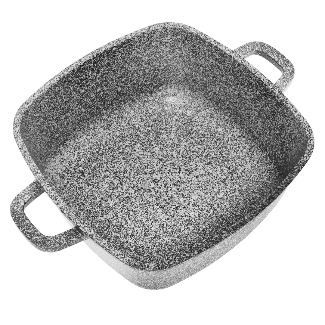 Garnek aluminium, szary marmurek 22x22cm 3,7l Klausberg — zdjęcie 5
