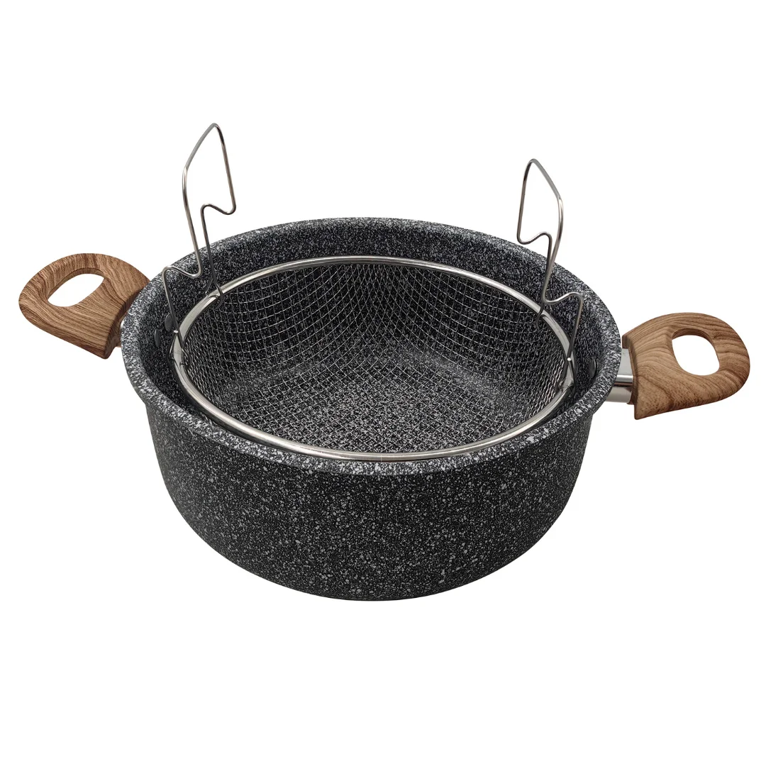 Garnek do frytek 24 cm / 4 L z koszykiem i pokrywką, KINGHoff KH-1985 — zdjęcie 14