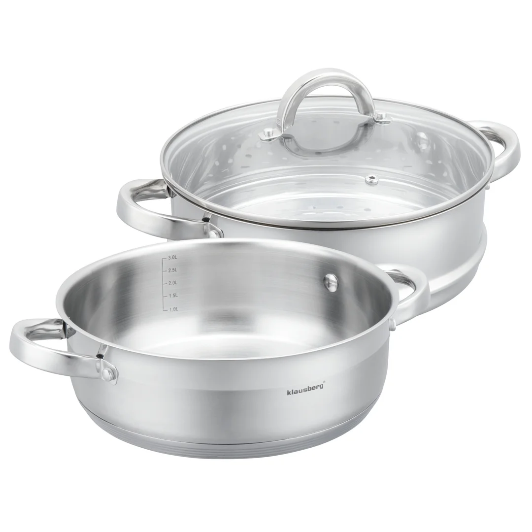 Garnek do gotowania na parze, 24cm, 3,5L Klausberg, KB-9072 — zdjęcie 13