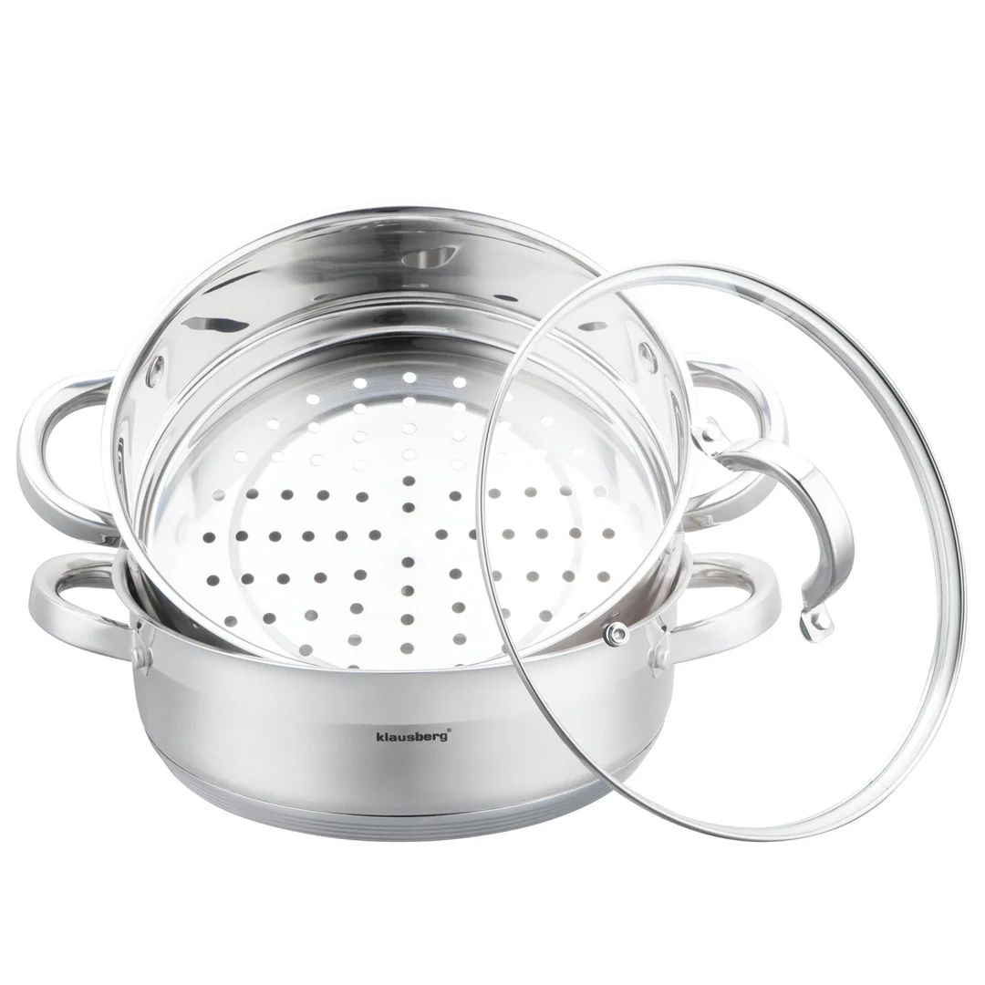 Garnek do gotowania na parze, 24cm, 3,5L Klausberg, KB-9072 — zdjęcie 11