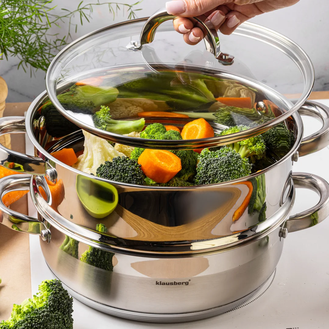 Garnek do gotowania na parze, 26cm, 4,6L Klausberg, KB-9073 — zdjęcie 13