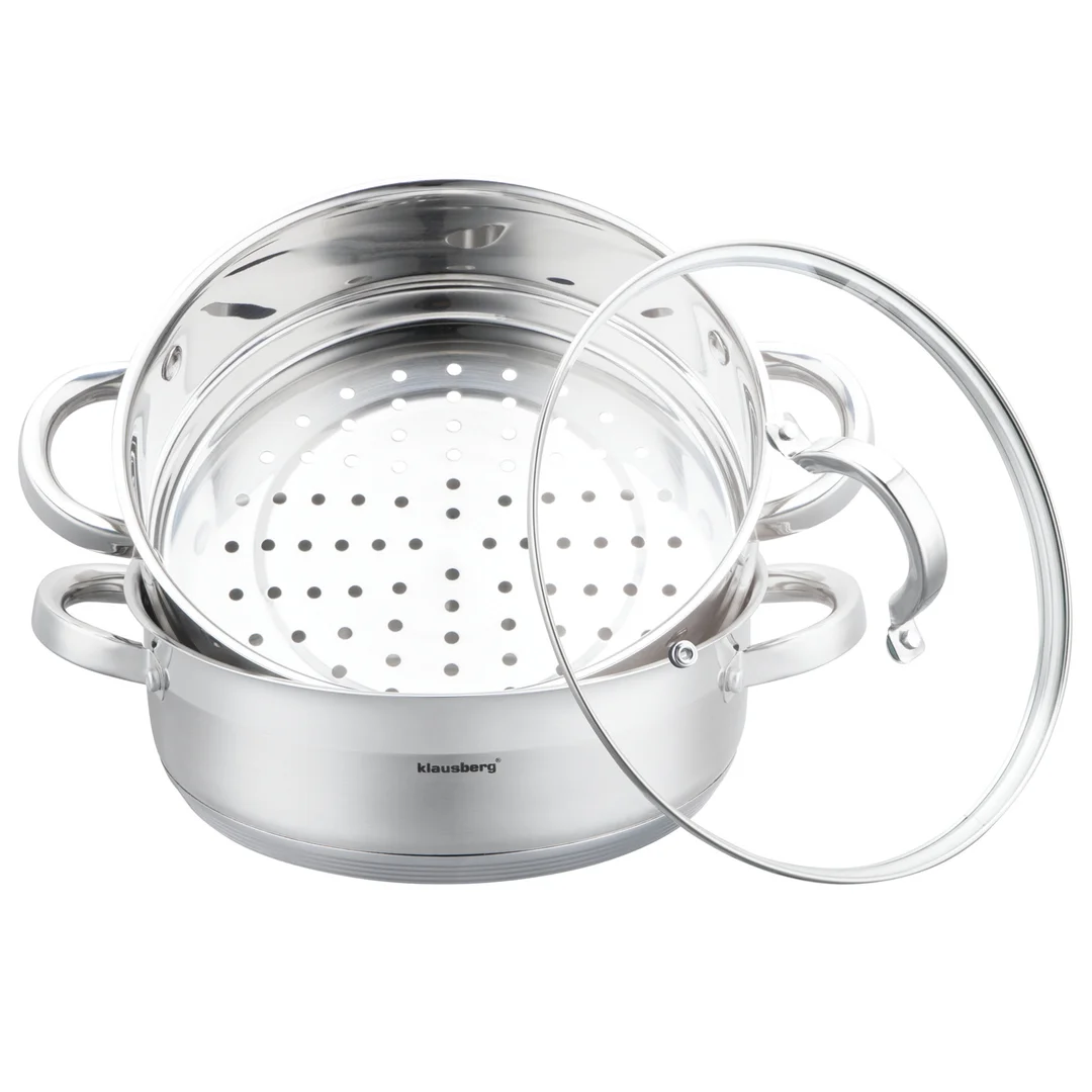 Garnek do gotowania na parze, 26cm, 4,6L Klausberg, KB-9073 — zdjęcie 9
