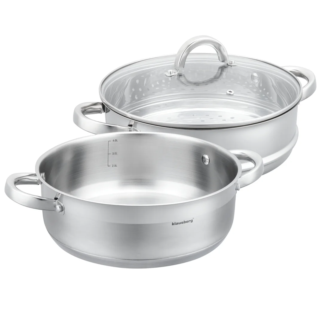 Garnek do gotowania na parze, 26cm, 4,6L Klausberg, KB-9073 — zdjęcie 10