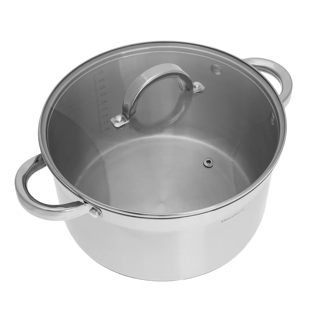 Garnek stal, Ø24cm 6,0l Klausberg — zdjęcie 5