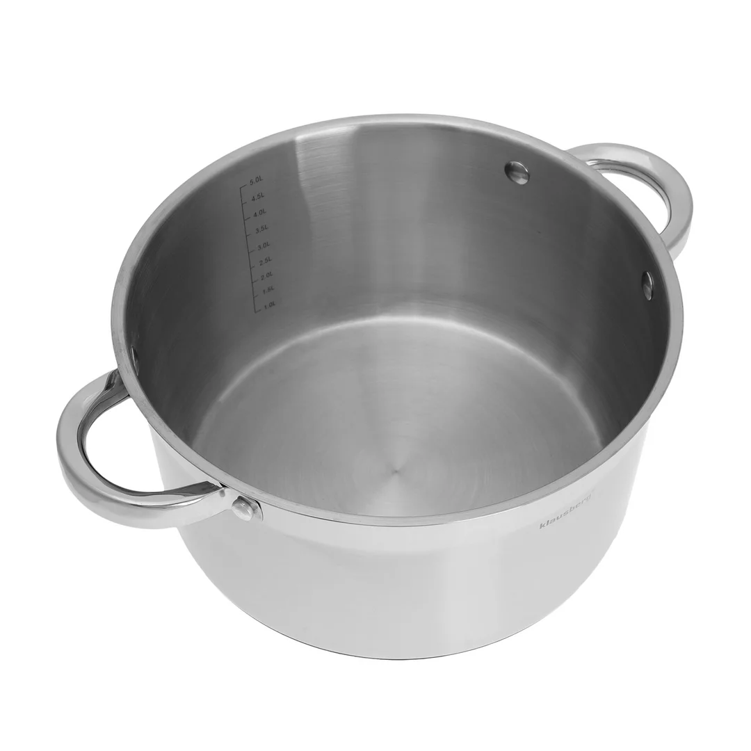 Garnek stal, Ø24cm 6,0l Klausberg — zdjęcie 6