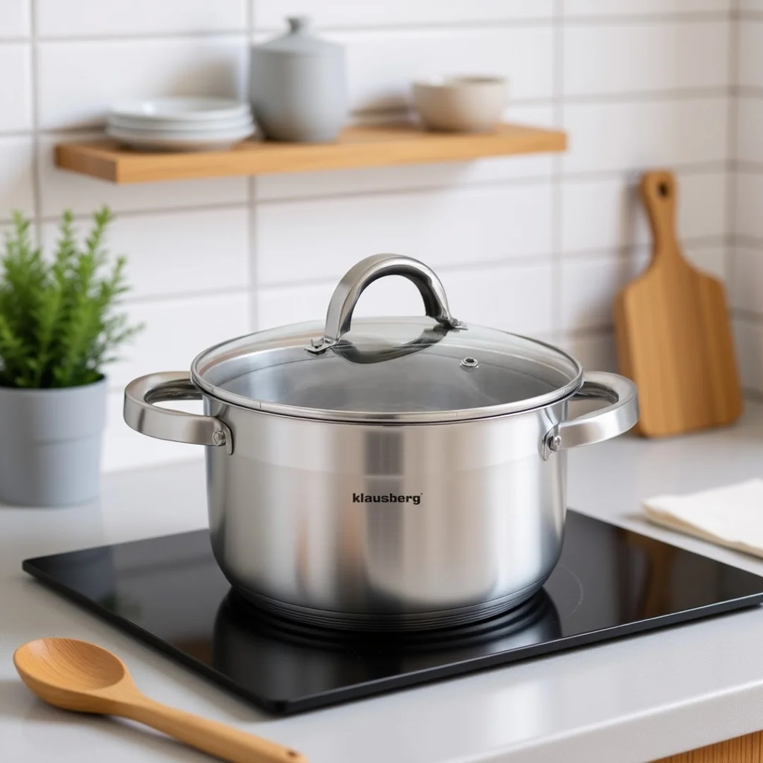 Garnek stal, Ø26cm 7,5l Klausberg — zdjęcie 2