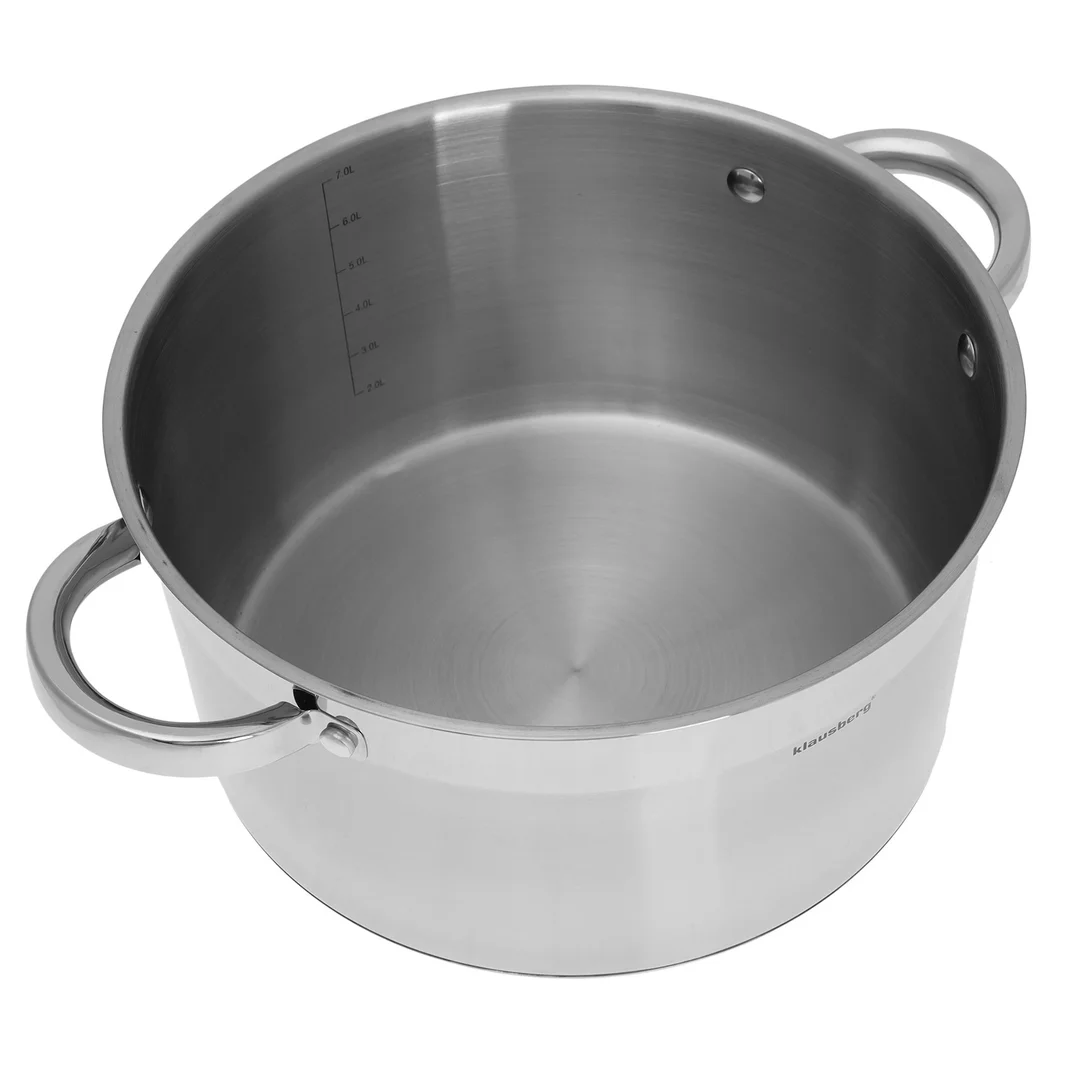 Garnek stal, Ø26cm 7,5l Klausberg — zdjęcie 6