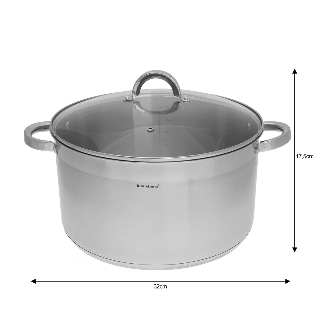 Garnek stal, Ø32cm14l Klausberg — zdjęcie 6