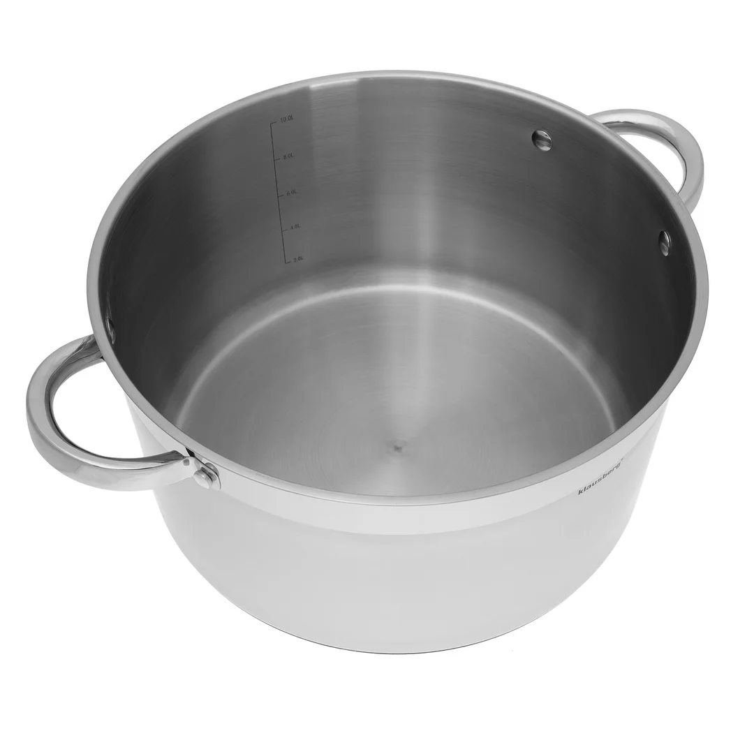 Garnek z pokrywą 11,5l, Ø30cm, stal Klausberg — zdjęcie 6