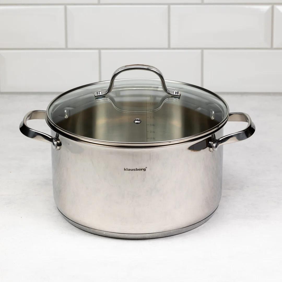 Garnek z pokrywą stal, Ø24cm 5,9l Klausberg — zdjęcie 3