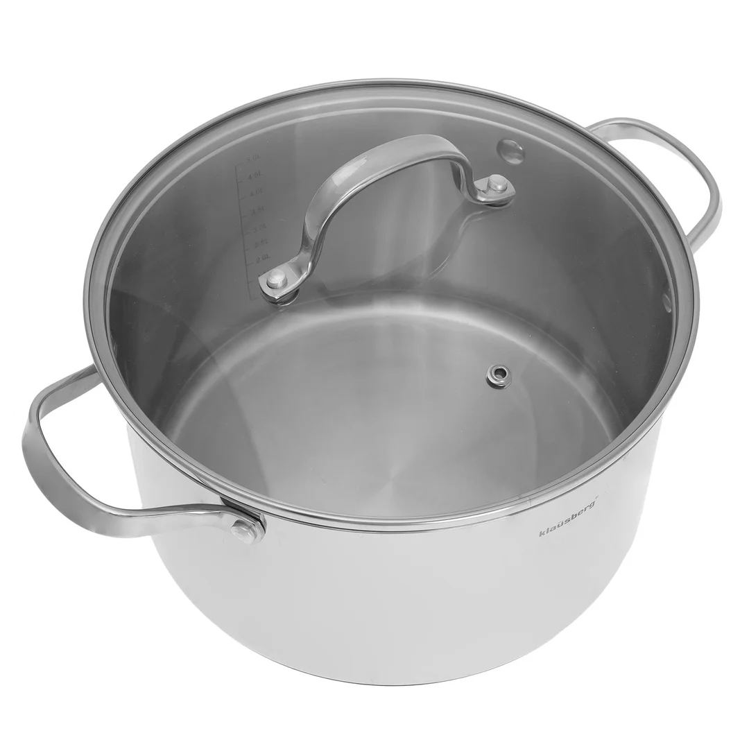Garnek z pokrywą stal, Ø24cm 5,9l Klausberg — zdjęcie 6
