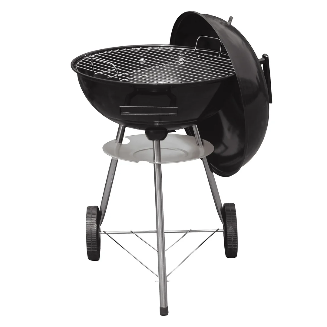 Grill węglowy ogrodowy, z pokrywą, na kółkach, KINGHOFF, KH-2033 — zdjęcie 12